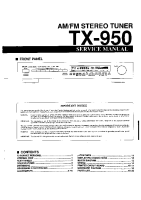 Yamaha TX-950 - Service Manual 